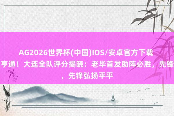 AG2026世界杯(中国)IOS/安卓官方下载 罗竞球运亨通!大连全队评分揭晓:老毕首发助阵必胜,先锋弘扬平平