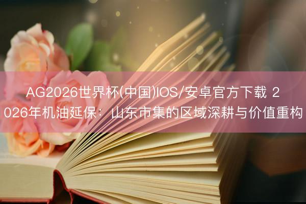 AG2026世界杯(中国)IOS/安卓官方下载 2026年机油延保:山东市集的区域深耕与价值重构